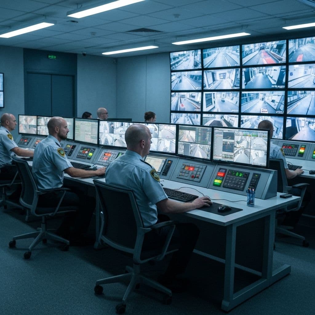 CCTV Monitoring Control Room