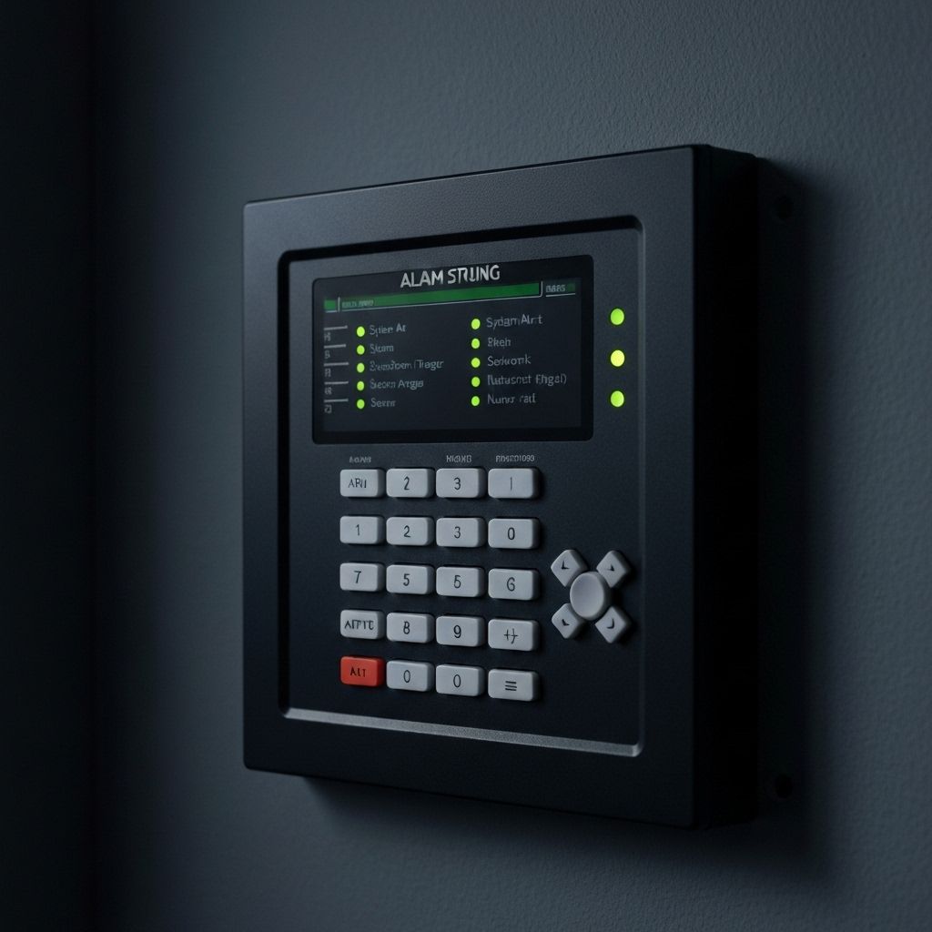 Intrusion Alarm Control Panels