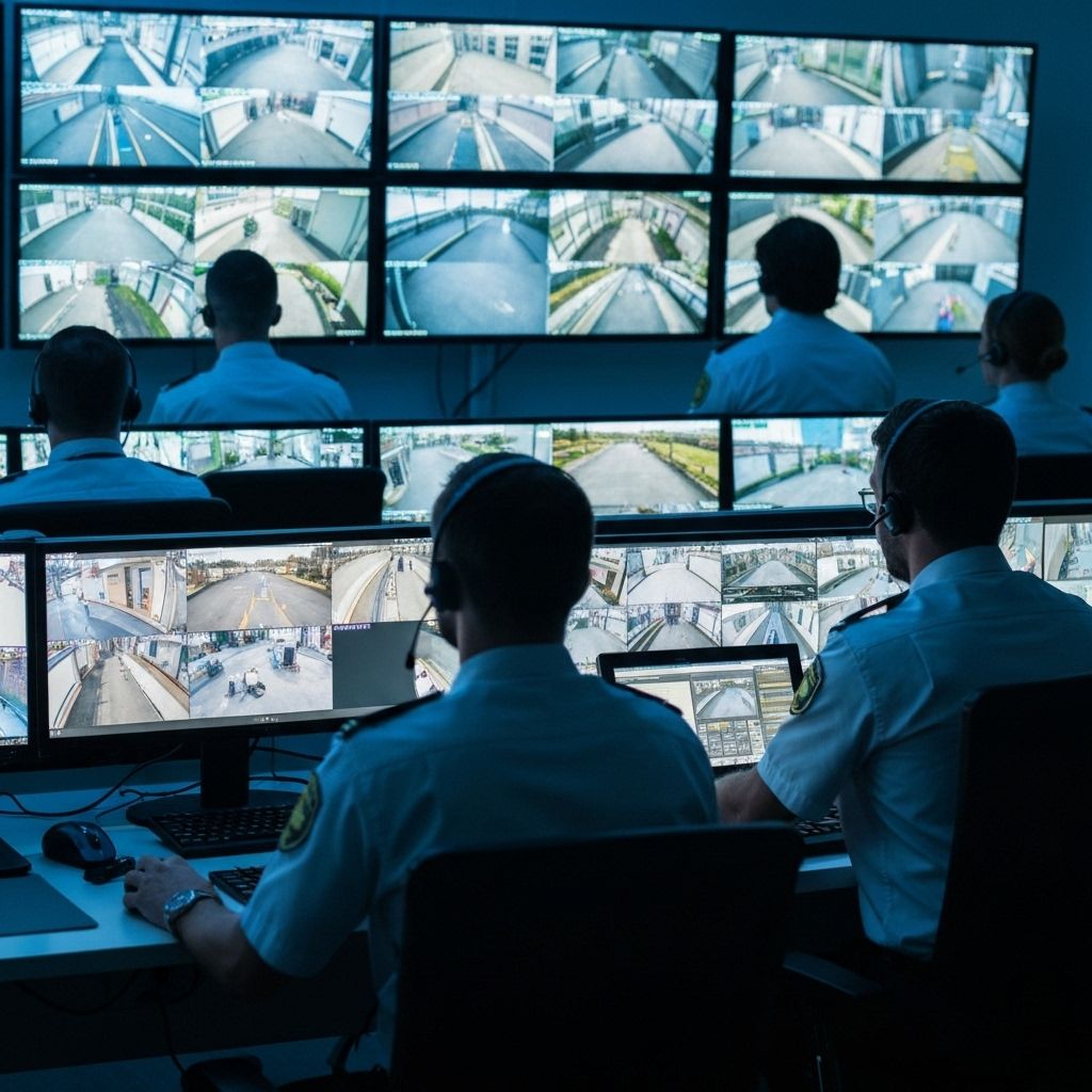 CCTV Monitoring Equipment and Control Center