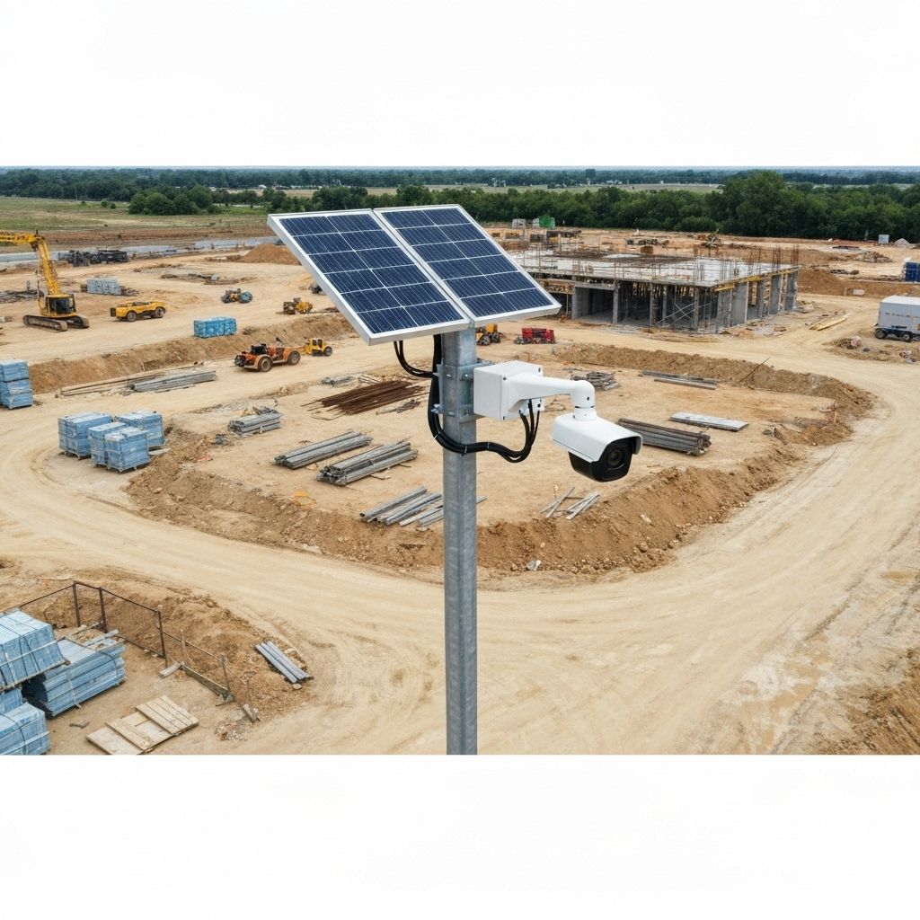 Solar Security Pole